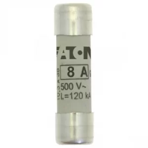Image of Bussmann C10G8 8A GG 500Vac 10x38mm Cylindrical Fuse