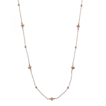 Image of Ladies Olivia Burton Rose Gold Plated Moulded Bee & Ball Necklace