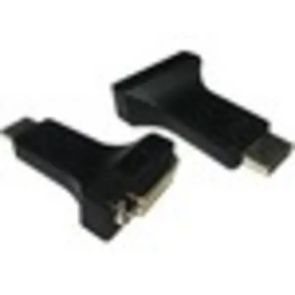 Image of Cables Direct Video Adapter - 1 x DisplayPort Male Digital Audio/Video - 1 x DVI-D Female Digital Video HDHDPORT-001