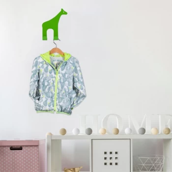 Image of Giraffe - Green Green Metal Wall Hook
