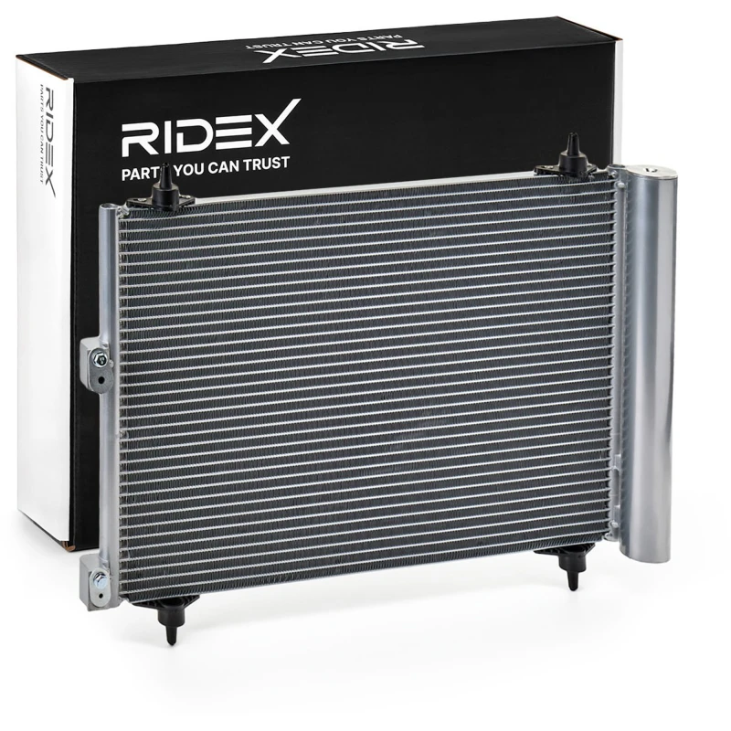 Image of RIDEX 448C0023 Condenser with dryer Aluminium Condenser,air conditioning (448)
