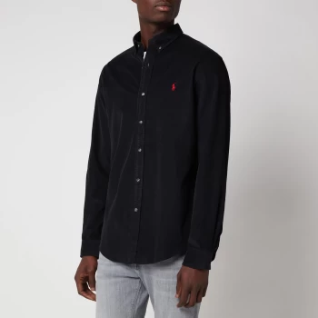 Image of Polo Ralph Lauren Mens Corduroy Shirt - Polo Black - M