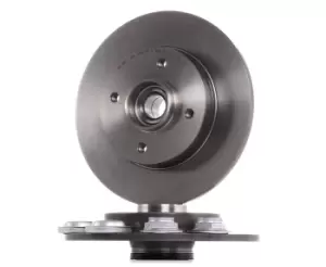 Image of SNR Brake disc KF159.57U Brake rotor,Brake discs PEUGEOT,CITROEN,DS,207 (WA_, WC_),207 CC (WD_),307 CC (3B),307 SW (3H),208 I Schragheck (CA_, CC_)