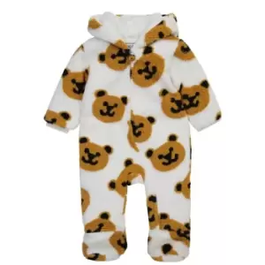Image of Guess Bear Onesie Bb24 - Brown
