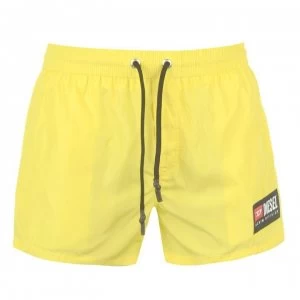 Image of Diesel Mens Swim Boxer Shorts - Yellow 21I