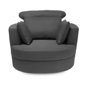 Image of Bliss Swivel Chair Large Grey