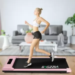 Image of Electric Shock-Absorbing Treadmill - Pink - Pink