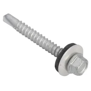 Image of ForgeFix TechFast Hex Head Roofing Screw Self-Drill Light Section 5.5 x 45mm Pack 100