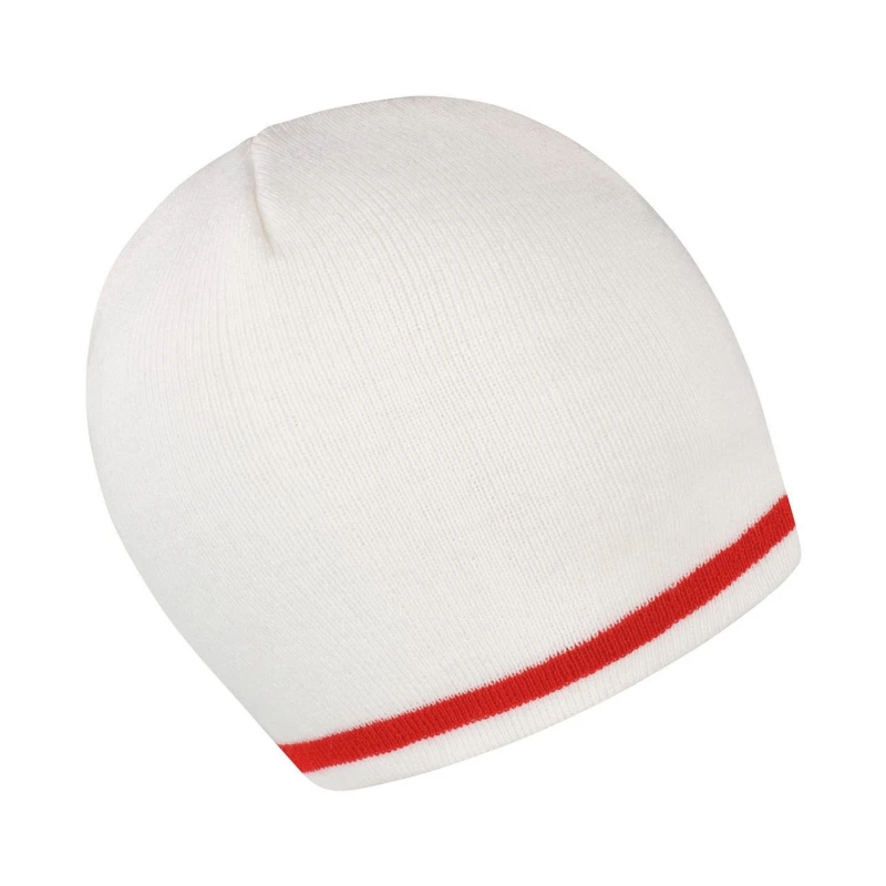 Image of Result Result Men England Beanie in White White One Size Male 5063527359476