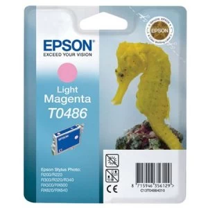 Image of Epson Seahorse T0486 Light Magenta Ink Cartridge