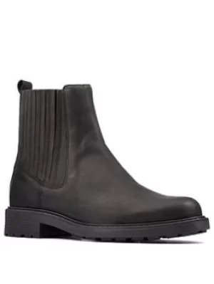 Image of Clarks Orinoco2 Chelsea Ankle Boot, Black, Size 7, Women