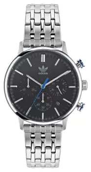 Image of Adidas AOSY22018 CODE ONE CHRONO Black Dial Stainless Watch