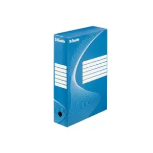 Image of Esselte Standard Archiving Box, 80mm - Blue - Outer carton of 25
