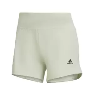 Image of adidas HIIT Training Knit Shorts Womens - Linen Green / White