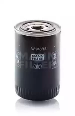 Image of Oil Filter W940/18 By Mann