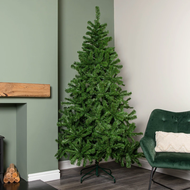 Image of 8ft Colorado Spruce Christmas Tree in Green with 1095 tips 148cm Diameter