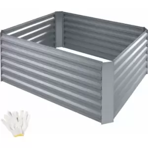 Image of Tectake - Salvia Zinc-Plated Raised Bed - silver