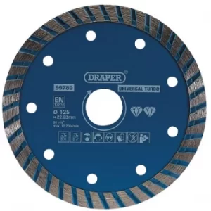 Image of Draper 99789 Turbo Diamond Blade (125mm)