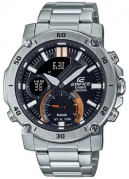 Image of Casio Edifice Stainless Steel Bracelet Bluetooth Black Watch