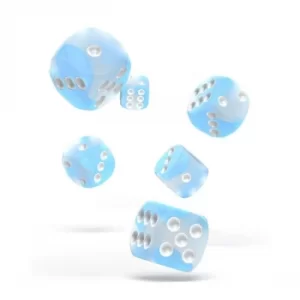 Image of Oakie Doakie Dice D6 Glow in the Dark (Arctic)