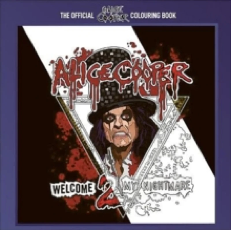 Image of The Official Alice Cooper Colouring Book Paperback / softback