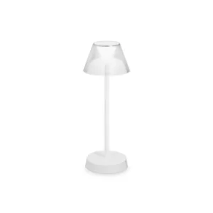 Image of Lolita Integrated LED Outdoor Table Lamp 1 Light White 3000K IP44