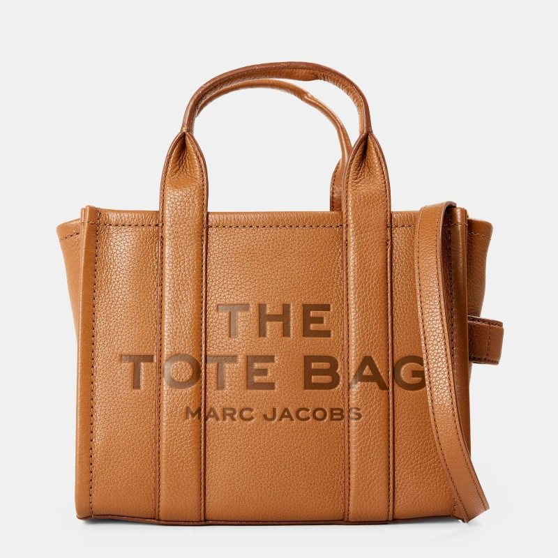 Image of Marc Jacobs Small Leather Tote Bag Argan Oil female One Size
