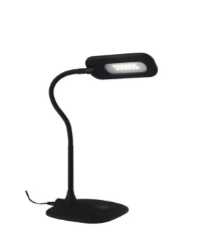 Image of DARWIN LED Reading Desk Lamp Black 450lm 4000K Dimmable 16x16x53.5cm