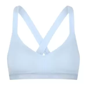 Image of Reebok Cara Crop Sports Bra Womens - Blue