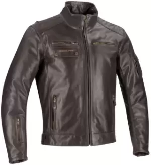 Image of Segura Cesar Motorcycle Leather Jacket, brown, Size S, brown, Size S
