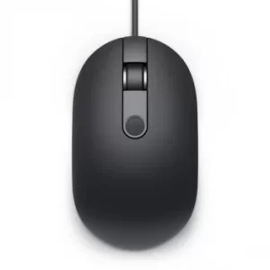 Image of Dell 570-AARY Wired Mouse with Fingerprint Reader, Black