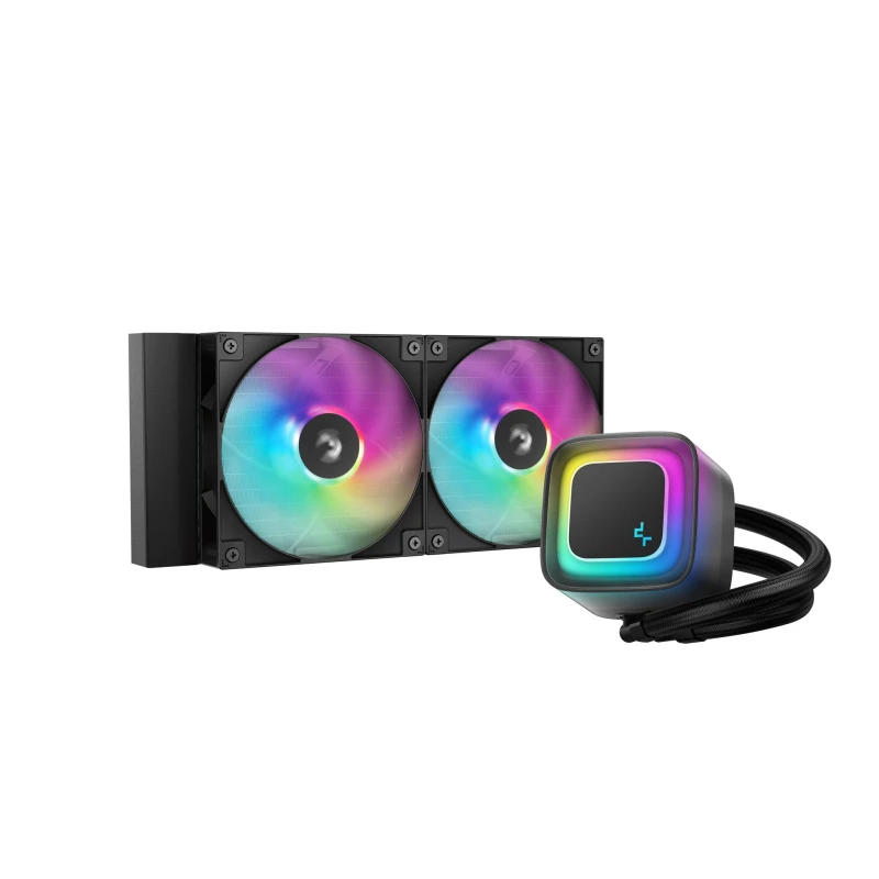Image of DeepCool DeepCool LE240 V2 Processor All-in-One liquid cooler 12cm Black R-LE240-BKAMMC-G-2