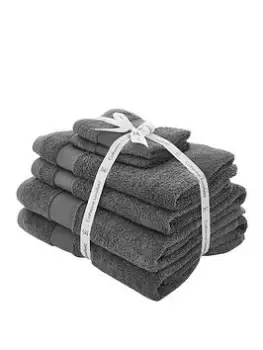 Image of Catherine Lansfield Anti Bacterial 6 Piece Towel Bale