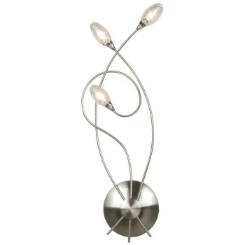 Image of Linea Verdace Lighting - Linea Verdace Wall Light Satin Nickel