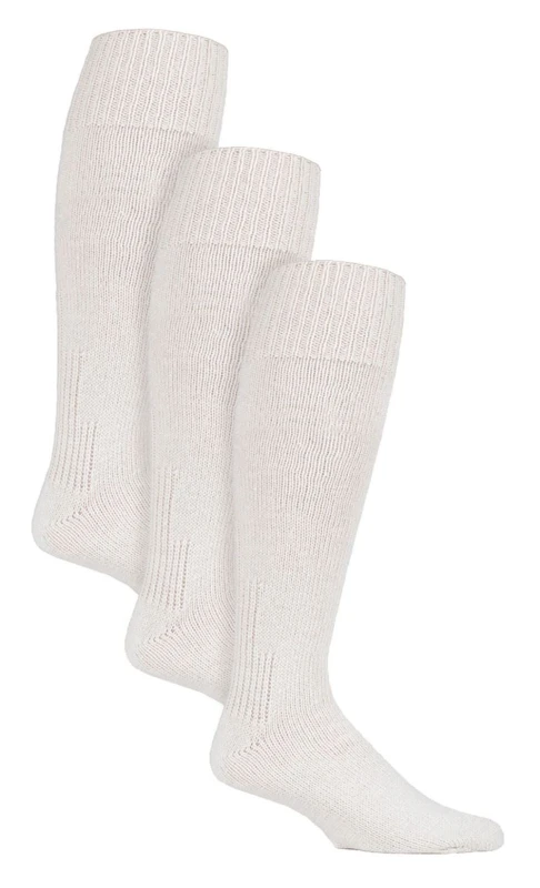 Image of Country Pursuit Country Pursuit - Mens 3 Pack Angling Boot Socks - Cream