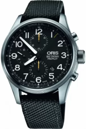 Image of Mens Oris Big Crown ProPilot Automatic Chronograph Watch 0177476994134-0752215FC