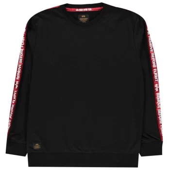 Image of Alpha Industries Rbf Tape Sweater - Black