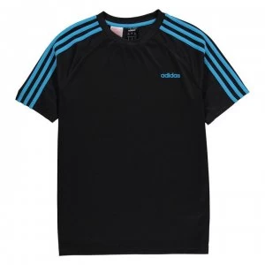 Image of adidas Boys Sereno Training Top Kids - Black/Sol Blue