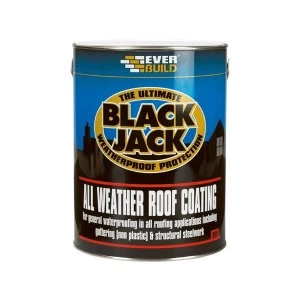 Image of Everbuild Black Jack 905 All Weather Roof Coating 5 litre