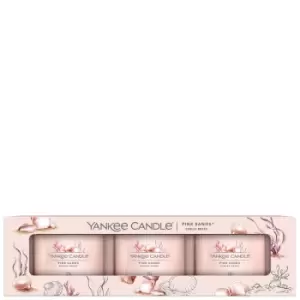 Image of Yankee Candle Gifts & Sets Filled Votive Pink Sands Scented Candle 3 Pack 150g