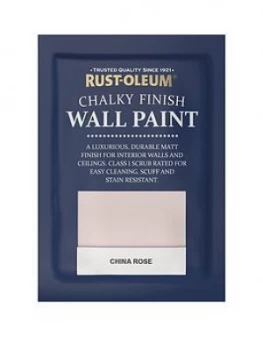 Image of Rust-Oleum Chalky Finish Wall Paint Tester Sachet ; China Rose