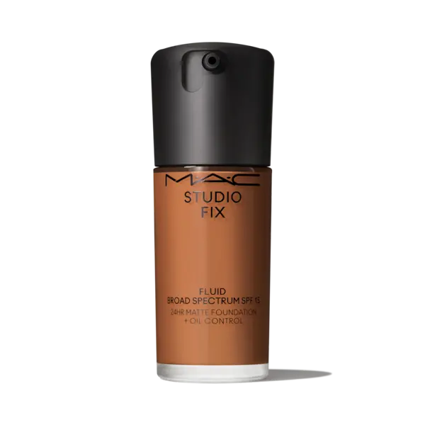 Image of MAC Studio Fix Fluid SPF 15 Foundation - NW43 - Soft-Matte Finish - 24hr Medium-To-Full Coverage - 30ml - MAC Cosmetics