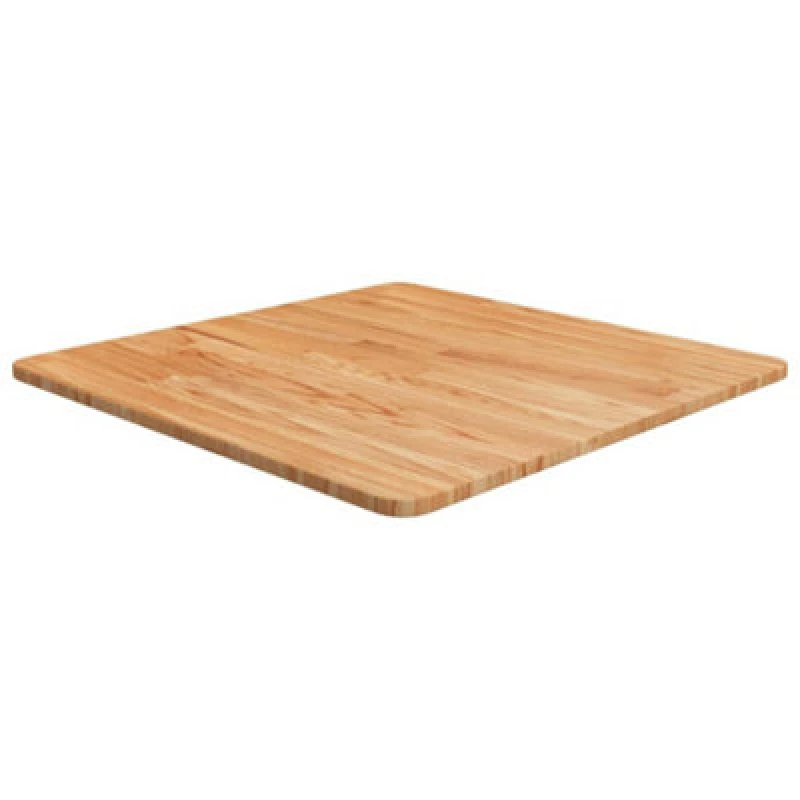 Image of Vidaxl Square Table Top Light Brown 60X60X1.5Cm Treated Solid Wood Oak Table Tops