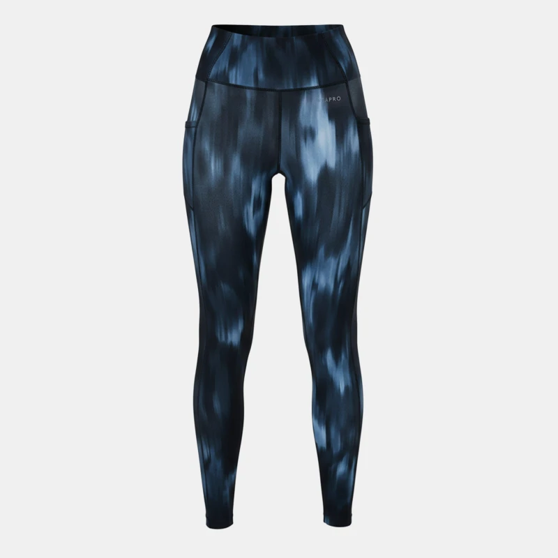 Image of USA Pro USAPro Core High Rise Leggings Womens Blurred Print female 8 (36)
