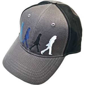 Image of The Beatles - Abbey Road Figures Unisex Baseball Cap - Black Grey