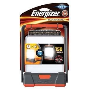 Image of Original Energizer Fusion Compact Lantern LED with 2 x AA Batteries Red