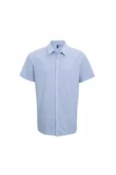 Image of Gingham Short Sleeve Shirt