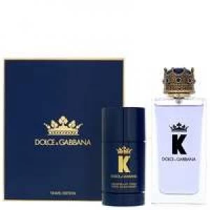 Image of Dolce & Gabbana K Gift Set 100ml Eau de Toilette + 75ml Deodorant Stick