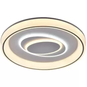 Image of Cristal Ryad Dimmable Smart LED Ceiling Light 85W 3CCT 48cm Round