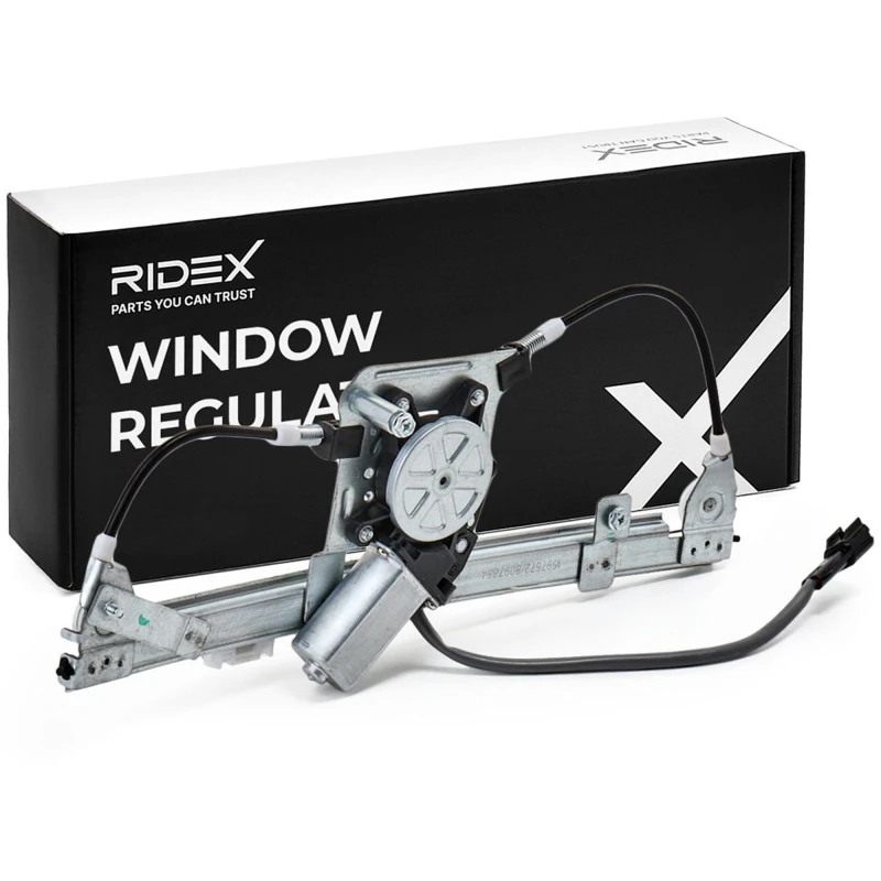 Image of RIDEX 1561W0274 Window regulator Right Front, Operating Mode: Electric, with electric motor Window Winder (1561)
